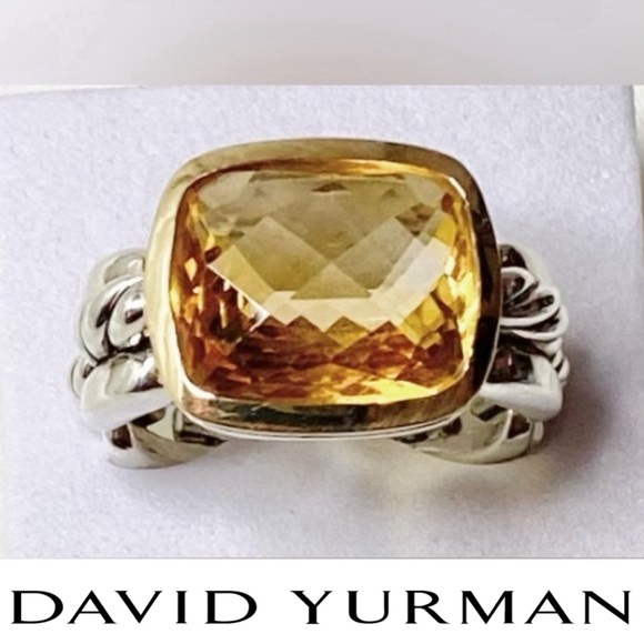 David Yurman Limited Edition Citrine Wheaton Ring - Picture 3 of 16